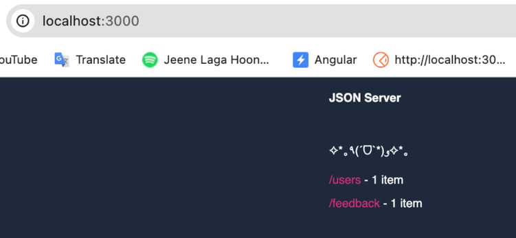 Install & Use JSON-Server in Angular