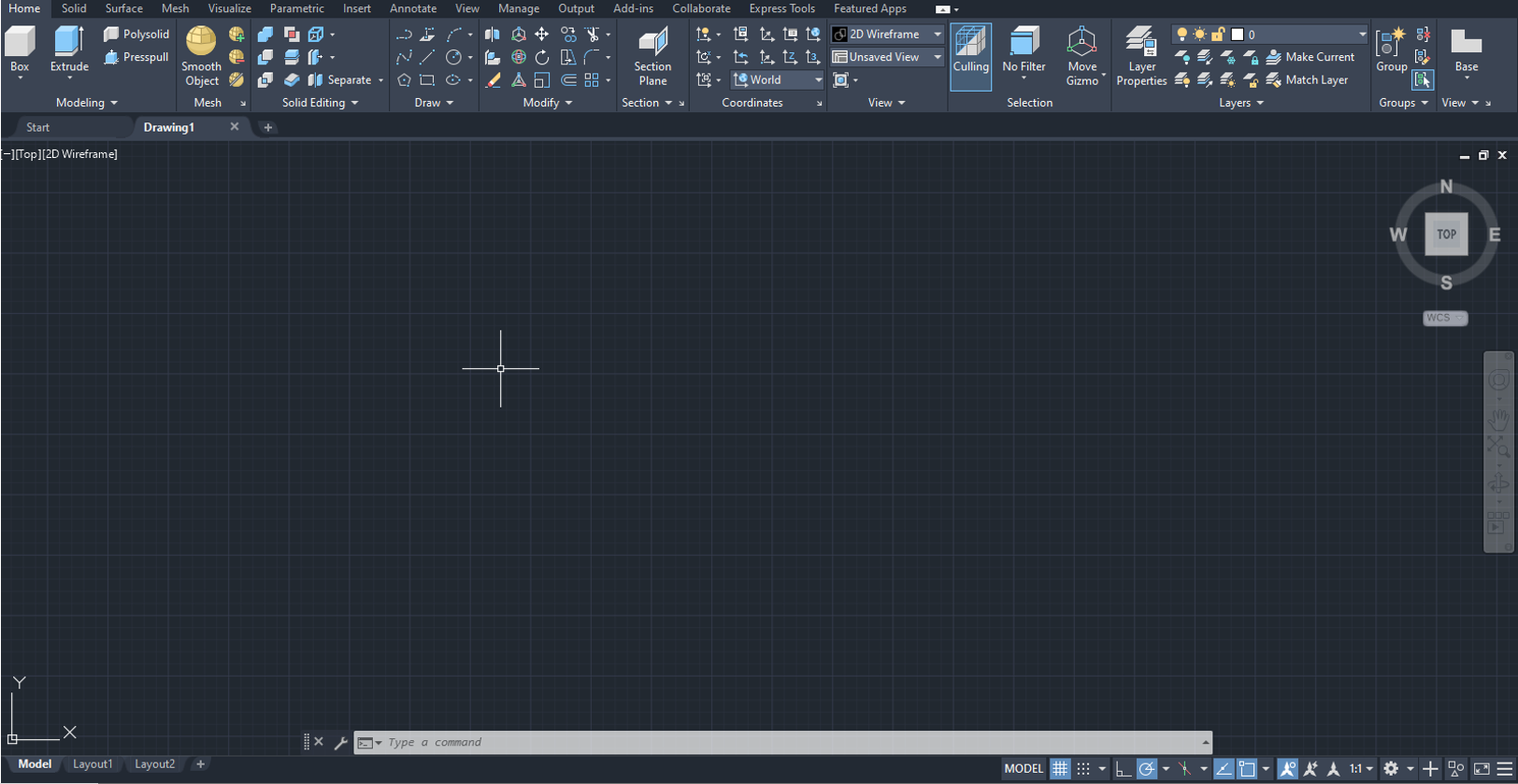 AutoCAD 2022 Display Explanation Of The Elements Of The Workspace 