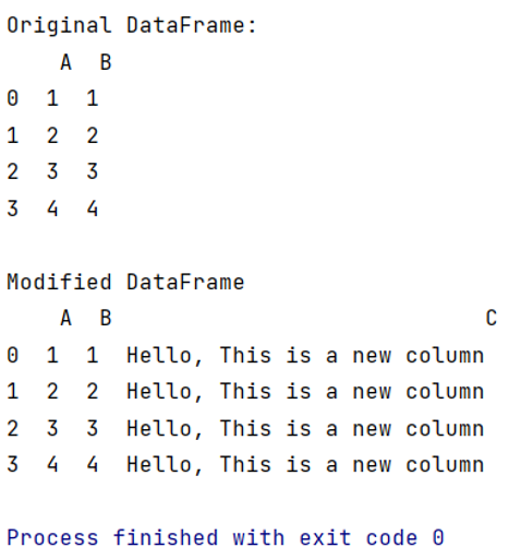 How To Add A Column To DataFrame With Constant Value 