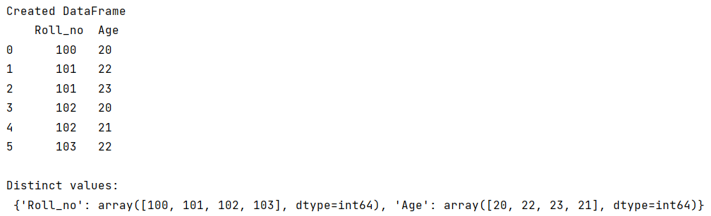 How To Select Distinct Across Multiple DataFrame Columns In Pandas 